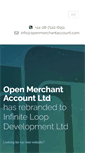 Mobile Screenshot of openmerchantaccount.com